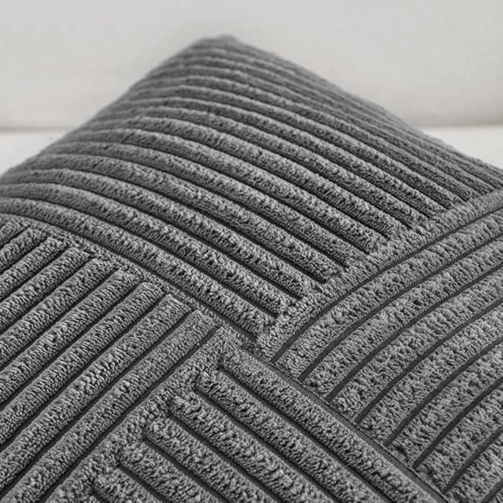 Virelle Maison - Housse de coussin côtelée en velours côtelé lavable | Virelle Maison