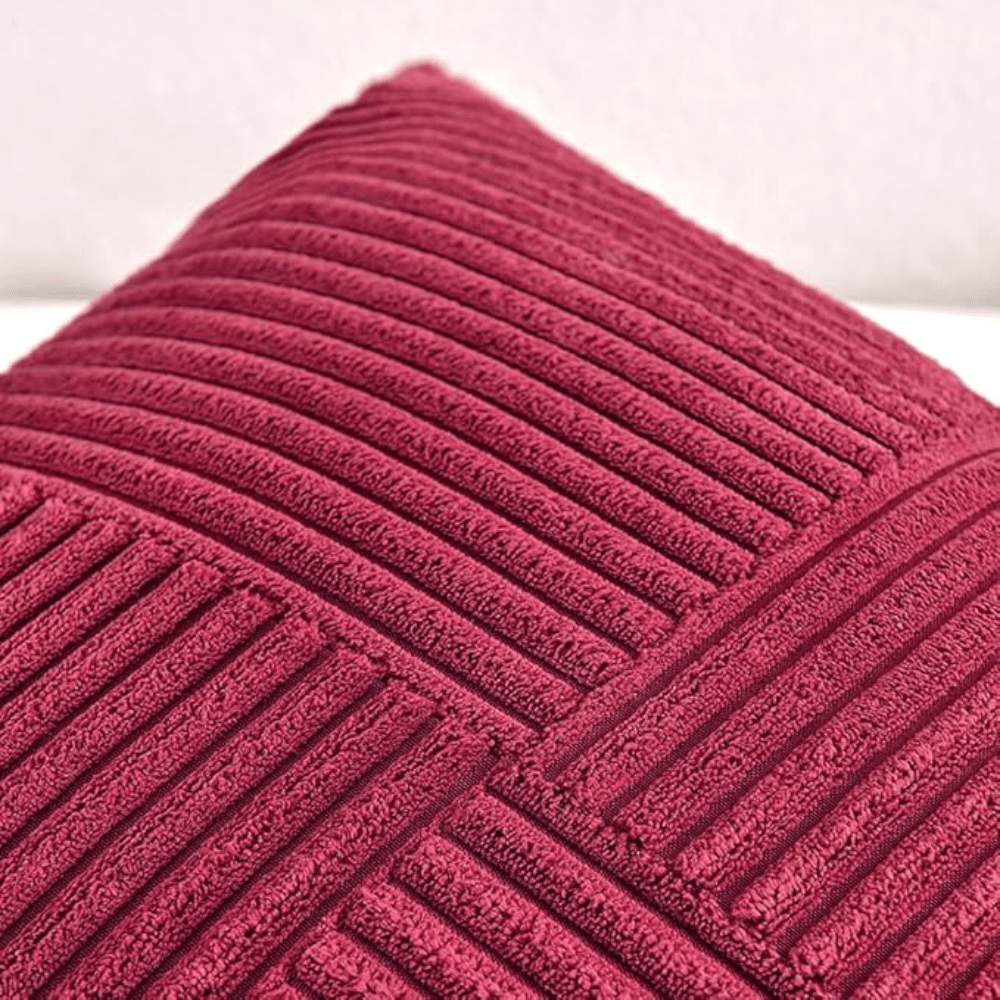 Virelle Maison - Housse de coussin côtelée en velours côtelé lavable | Virelle Maison