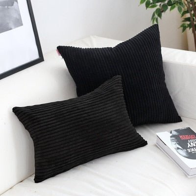 Virelle Maison - Housse de coussin en velours côtelé doux et texturé | Virelle Maison