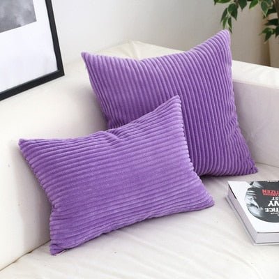 Virelle Maison - Housse de coussin en velours côtelé doux et texturé | Virelle Maison