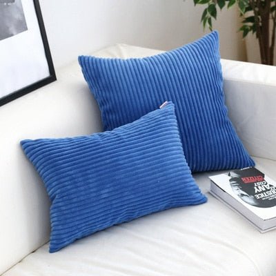 Virelle Maison - Housse de coussin en velours côtelé doux et texturé | Virelle Maison