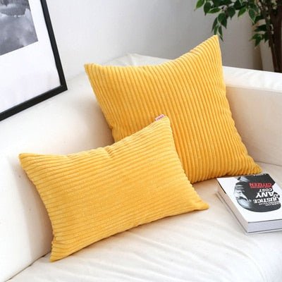 Virelle Maison - Housse de coussin en velours côtelé doux et texturé | Virelle Maison