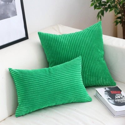 Virelle Maison - Housse de coussin en velours côtelé doux et texturé | Virelle Maison