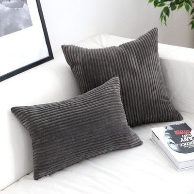 Virelle Maison - Housse de coussin en velours côtelé doux et texturé | Virelle Maison