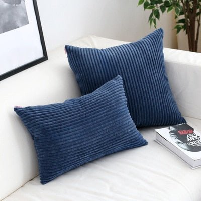 Virelle Maison - Housse de coussin en velours côtelé doux et texturé | Virelle Maison