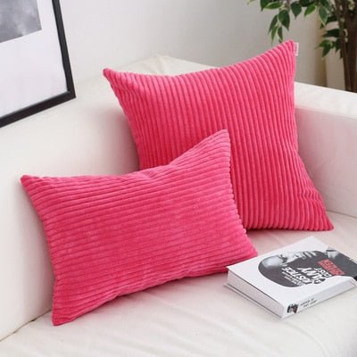 Virelle Maison - Housse de coussin en velours côtelé doux et texturé | Virelle Maison