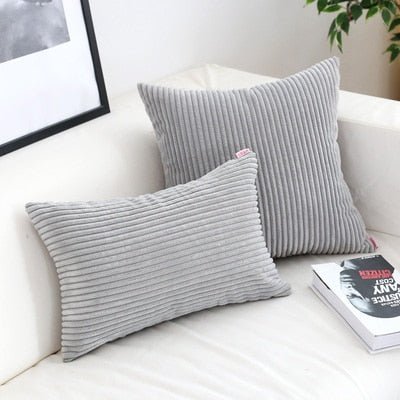 Virelle Maison - Housse de coussin en velours côtelé doux et texturé | Virelle Maison