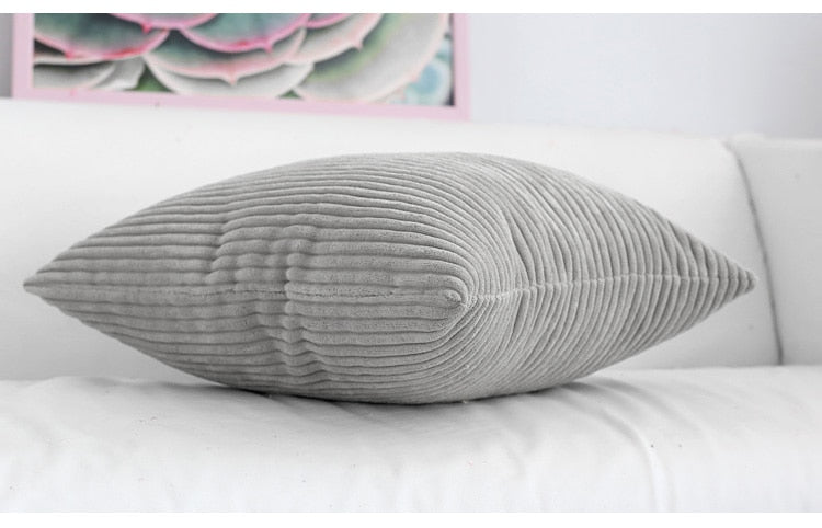 Virelle Maison - Housse de coussin en velours côtelé doux et texturé | Virelle Maison