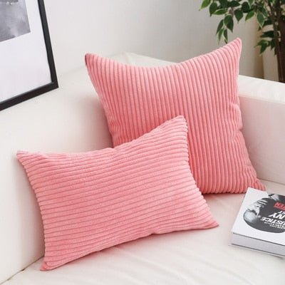 Virelle Maison - Housse de coussin en velours côtelé doux et texturé | Virelle Maison