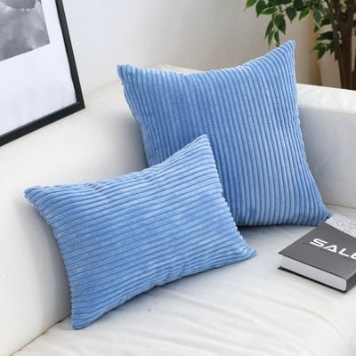 Virelle Maison - Housse de coussin en velours côtelé doux et texturé | Virelle Maison