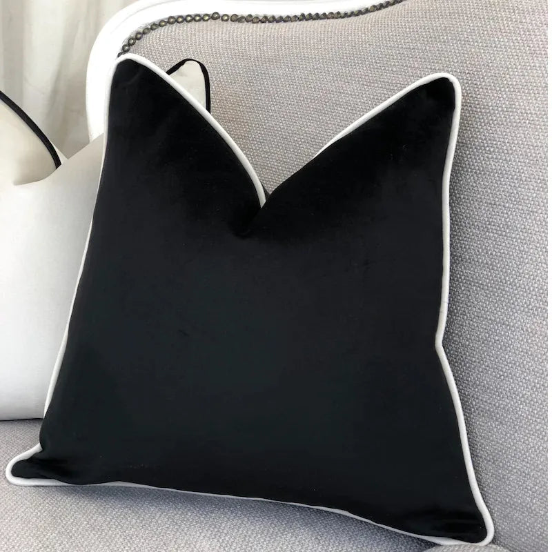 Virelle Maison - Housse de coussin en velours doux à finition soignée | Virelle Maison