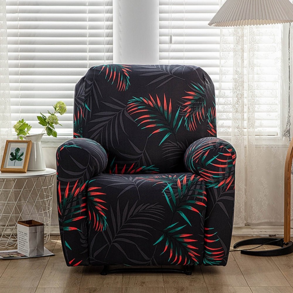 Virelle Maison - Housse de fauteuil inclinable, motif floral extensible | Virelle Maison