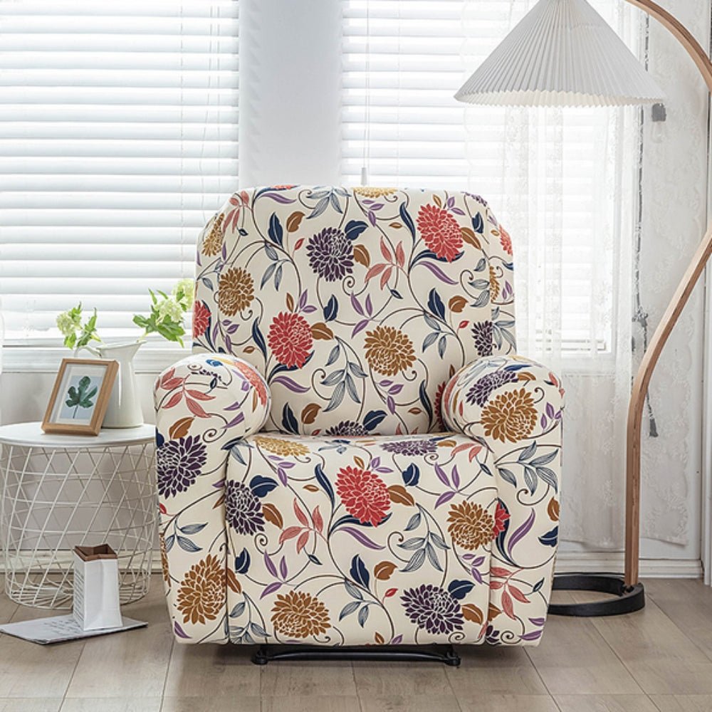 Virelle Maison - Housse extensible texturée pour fauteuil inclinable