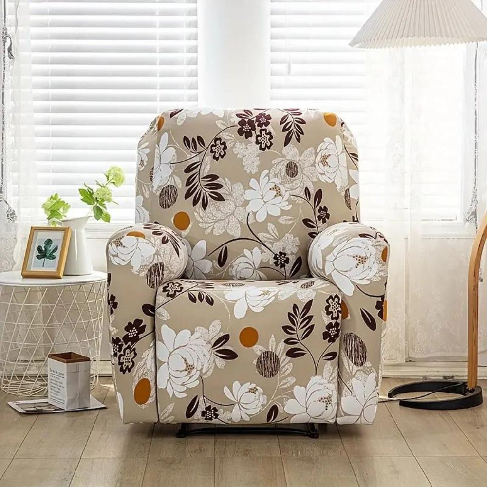 Virelle Maison - Housse extensible texturée pour fauteuil inclinable