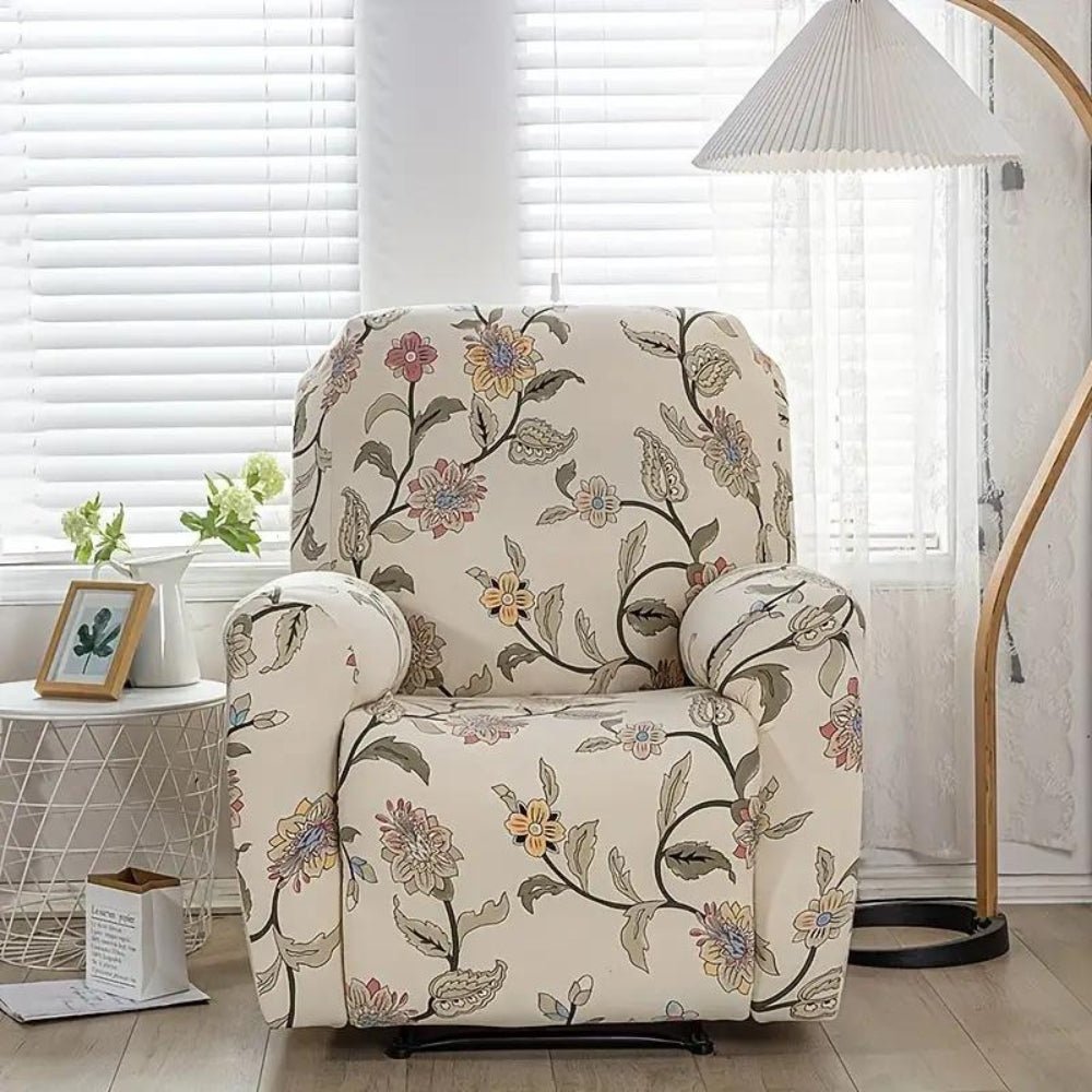 Virelle Maison - Housse extensible texturée pour fauteuil inclinable