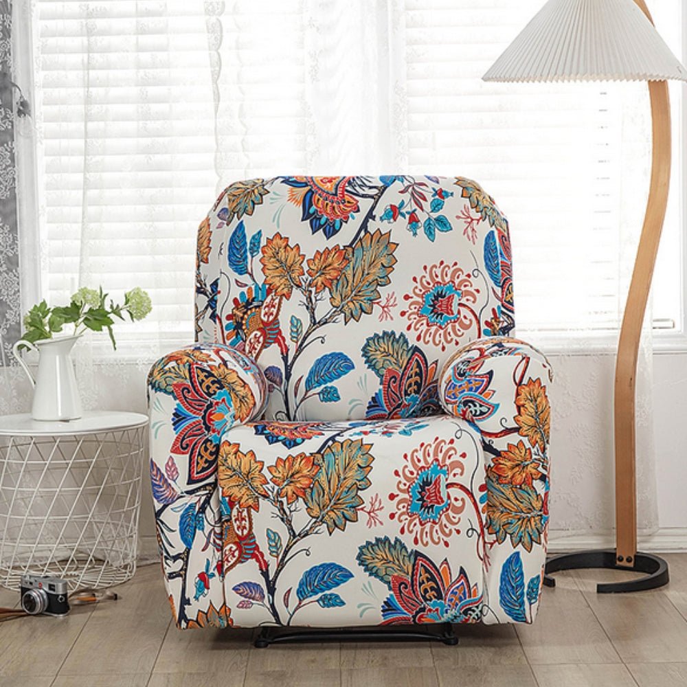 Virelle Maison - Housse extensible texturée pour fauteuil inclinable