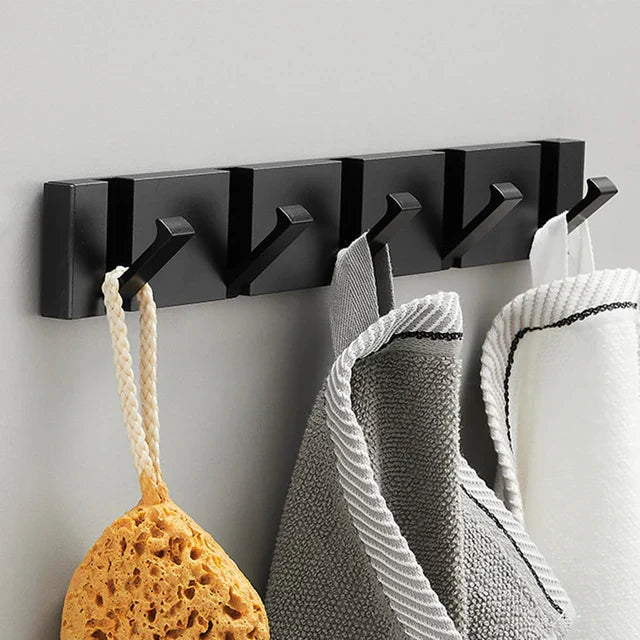Patère murale pliante en acier minimaliste | Virelle Maison