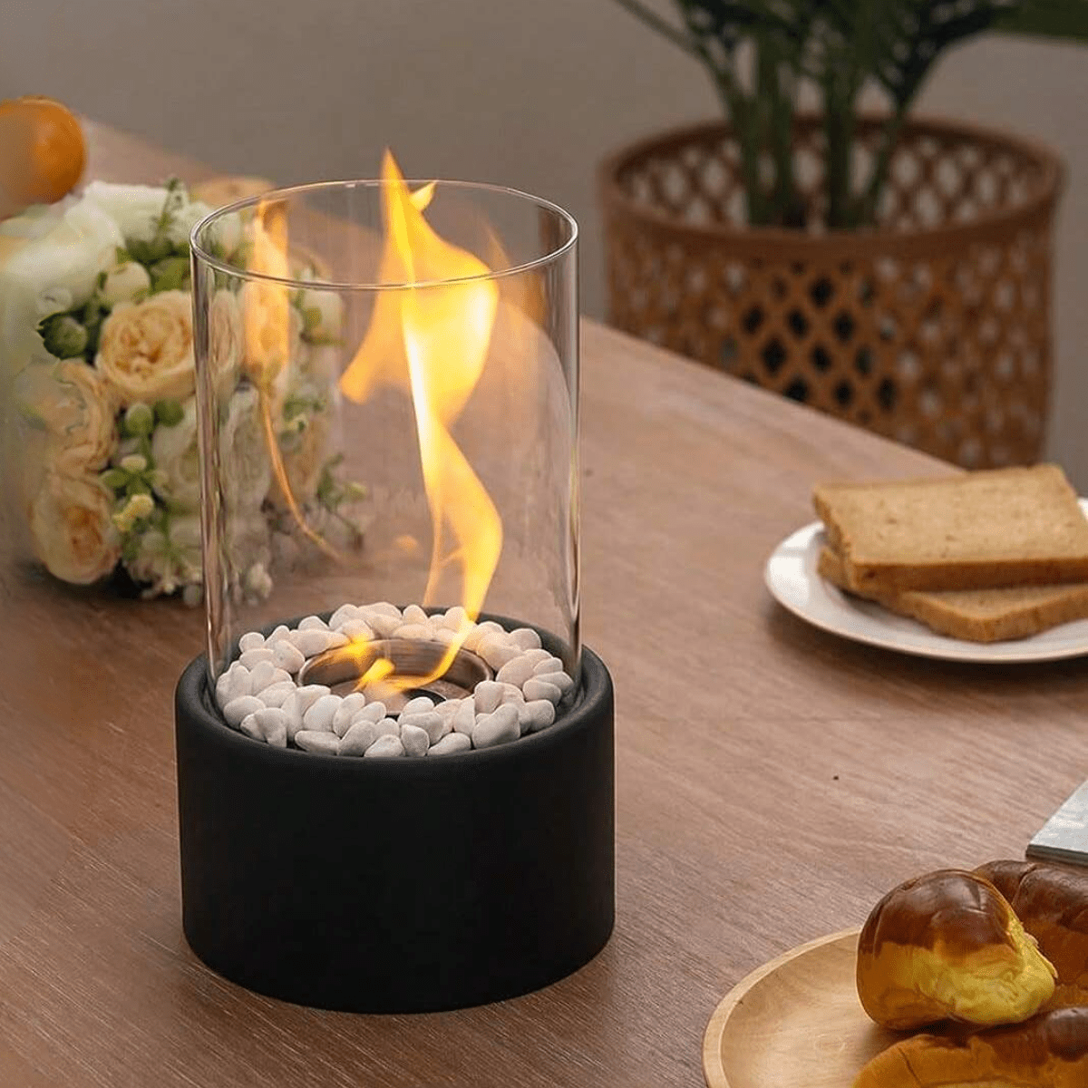 Virelle Maison - Lampe à huile en métal et verre | Virelle Maison