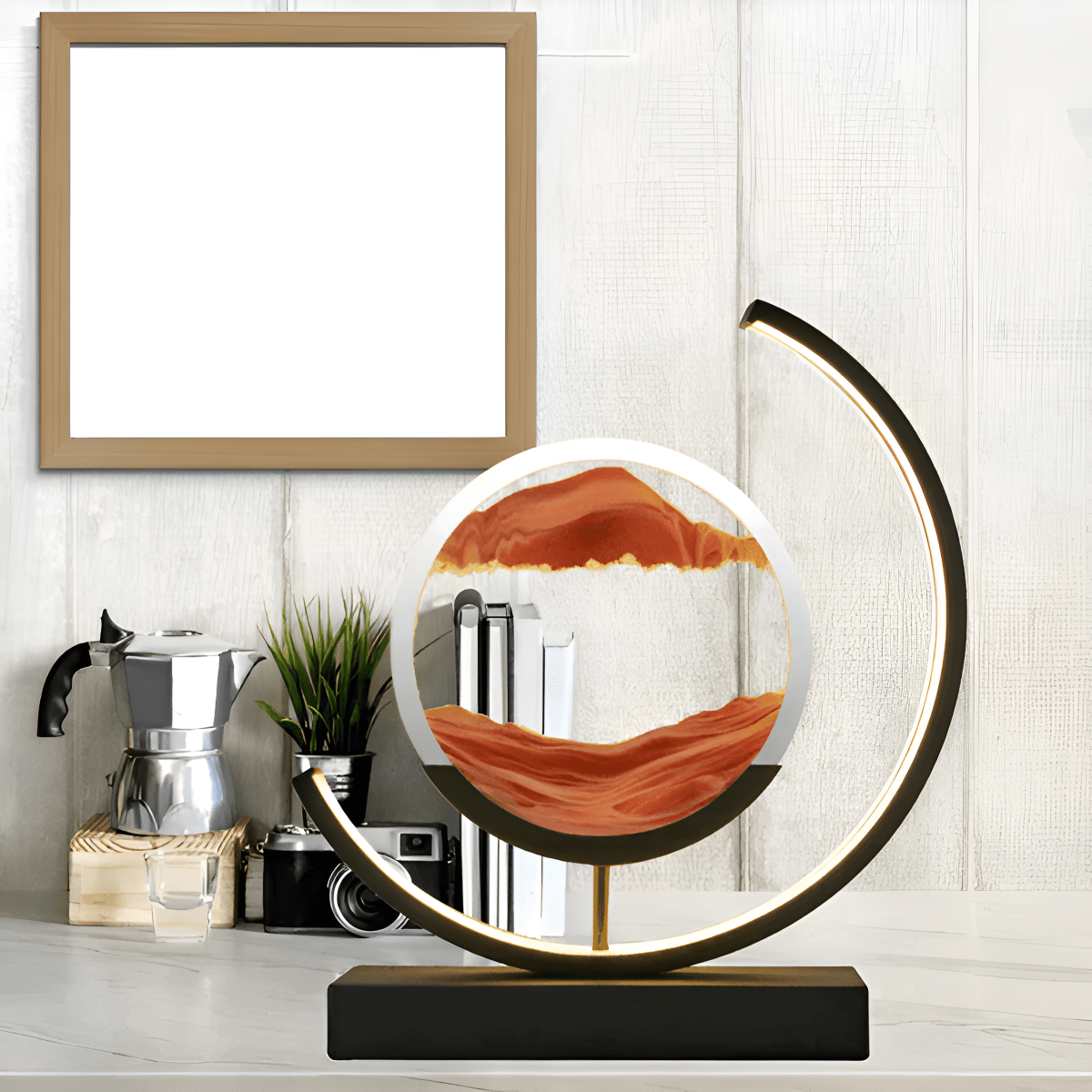 Virelle Maison - Lampe à sable LED avec commande à distance et intensité réglable | Virelle Maison