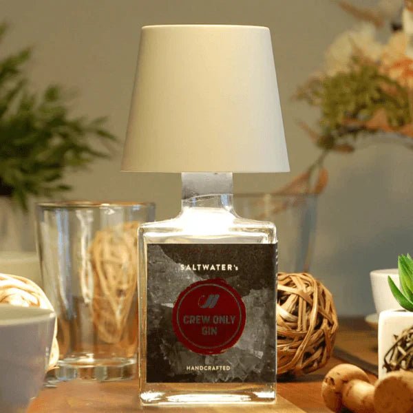 Virelle Maison - Lampe d’ambiance adaptable pour bouteille avec lumière chaude sans fil | Virelle Maison