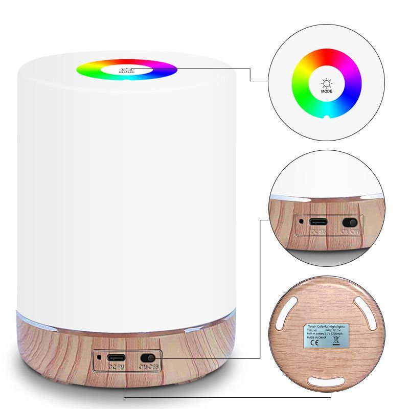 Virelle Maison - Lampe de chevet LED rechargeable à intensité réglable | Virelle Maison