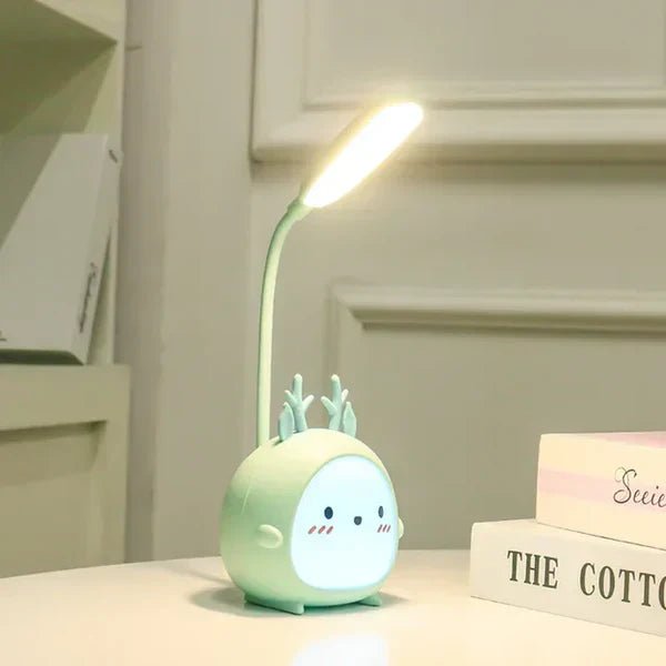 Virelle Maison - Lampe de lecture pour enfants avec lumière LED douce et port USB