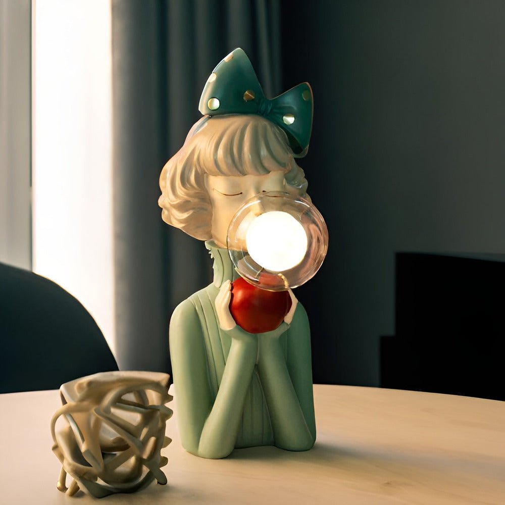 Virelle Maison - Lampe de table à figurine en verre acrylique | Virelle Maison