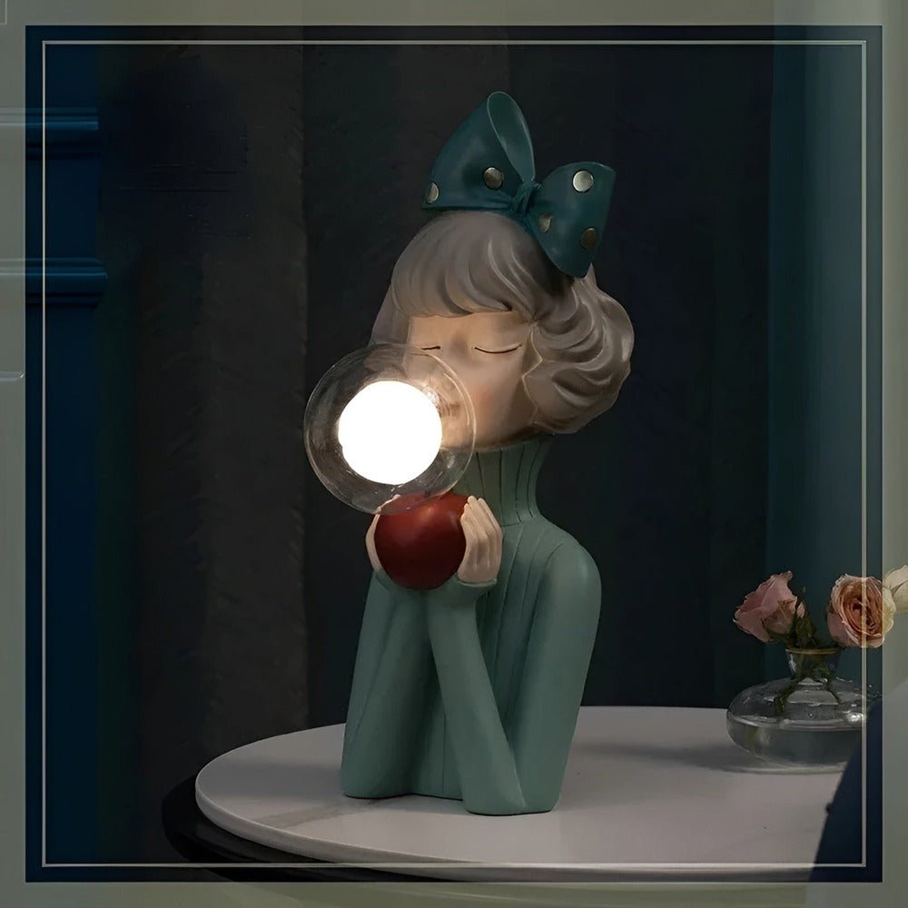 Virelle Maison - Lampe de table à figurine en verre acrylique | Virelle Maison