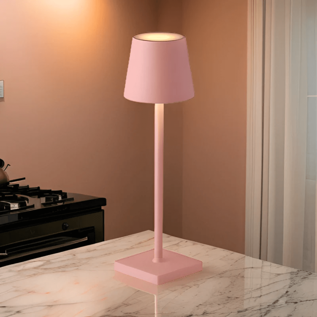 Virelle Maison - Lampe de table rechargeable en aluminium minimaliste | Virelle Maison