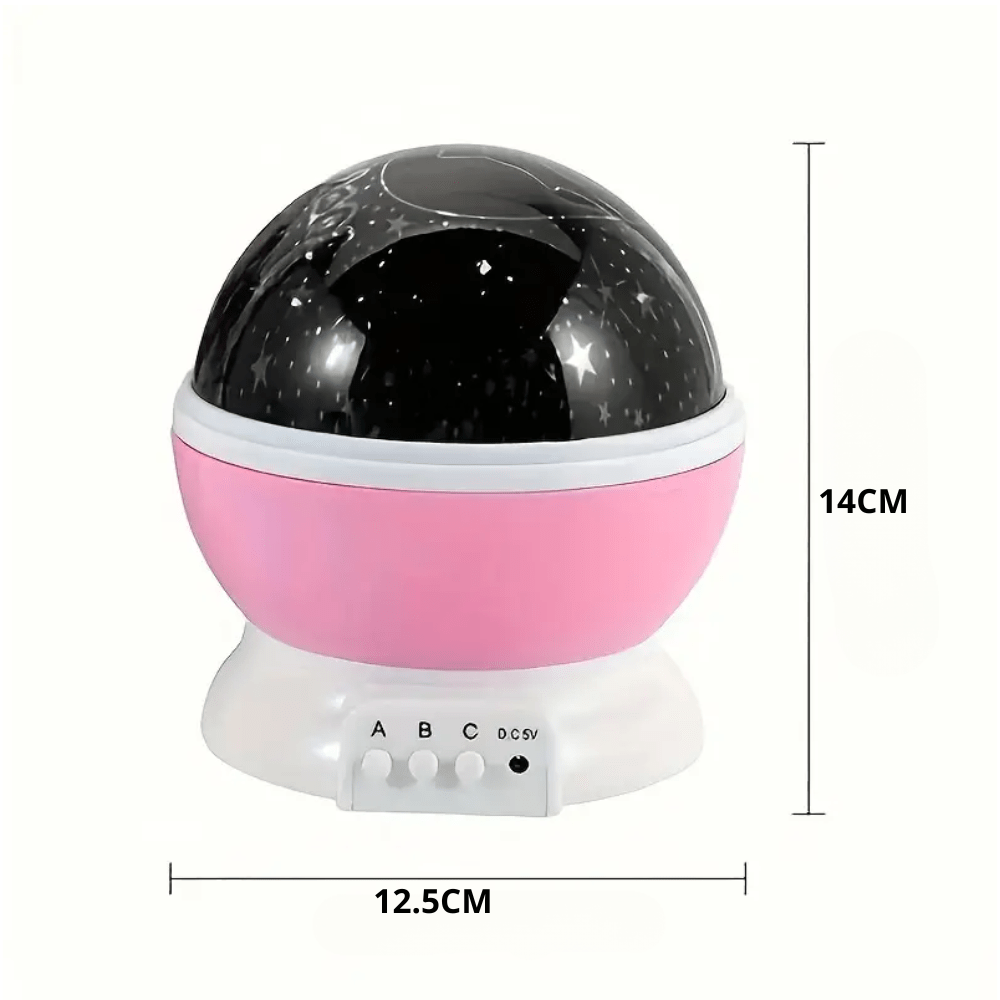Virelle Maison - Lampe projecteur d’ambiance en rotation avec ciel étoilé multicolore | Virelle Maison