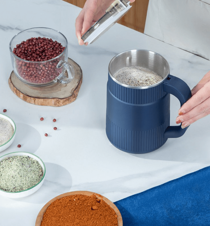 Virelle Maison - Moulin électrique compact en acier pour grains et graines | Virelle Maison
