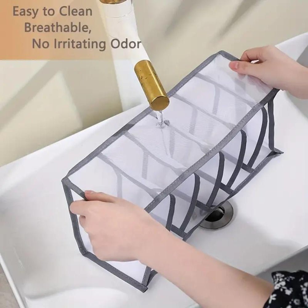 Virelle Maison - Organiseur de vêtements pliable en tissu structuré
