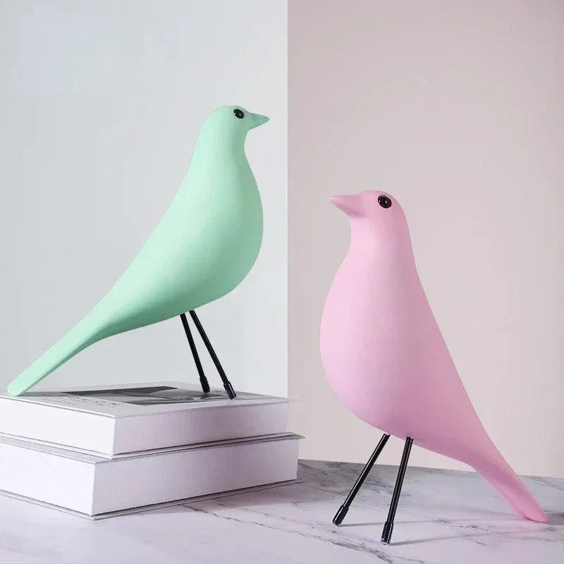 Virelle Maison - Ornement décoratif en résine motif oiseau façonné à la main | Virelle Maison