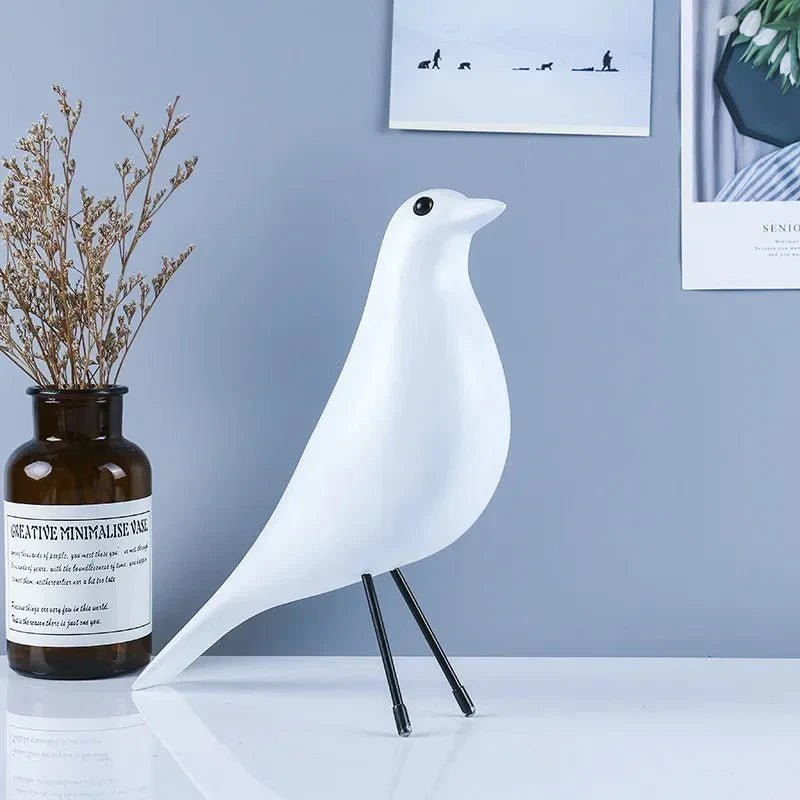 Virelle Maison - Ornement décoratif en résine motif oiseau façonné à la main | Virelle Maison