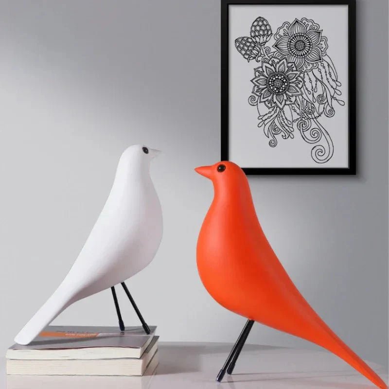 Virelle Maison - Ornement décoratif en résine motif oiseau façonné à la main | Virelle Maison