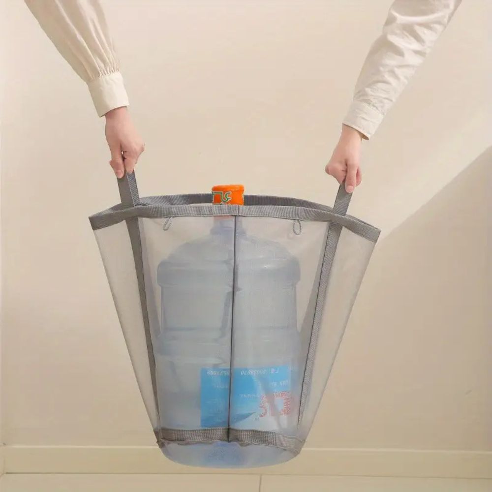 Virelle Maison - Panier à linge pliable en maille respirante