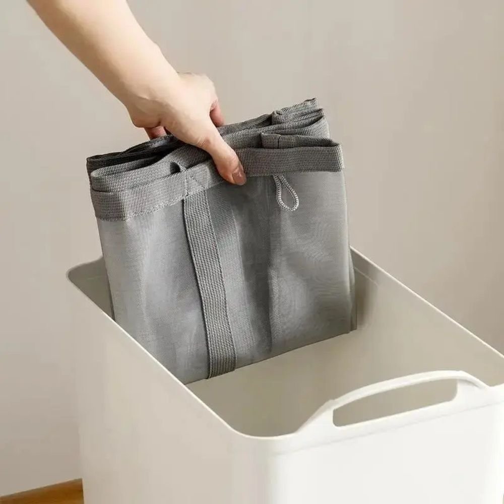 Virelle Maison - Panier à linge pliable en maille respirante