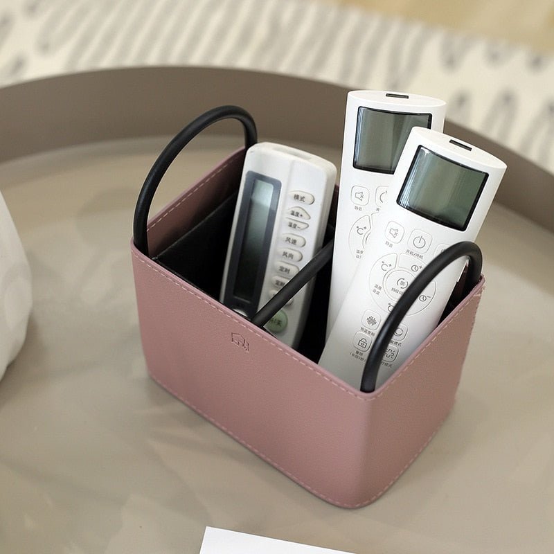 Virelle Maison - Panier de rangement en simili cuir avec structure rigide | Virelle Maison