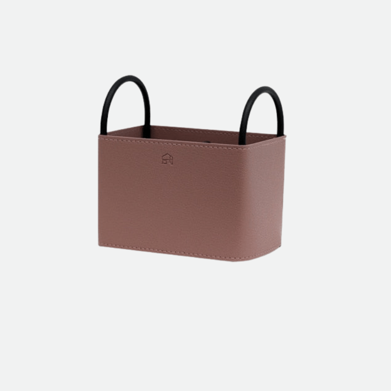 Virelle Maison - Panier de rangement en simili cuir avec structure rigide | Virelle Maison