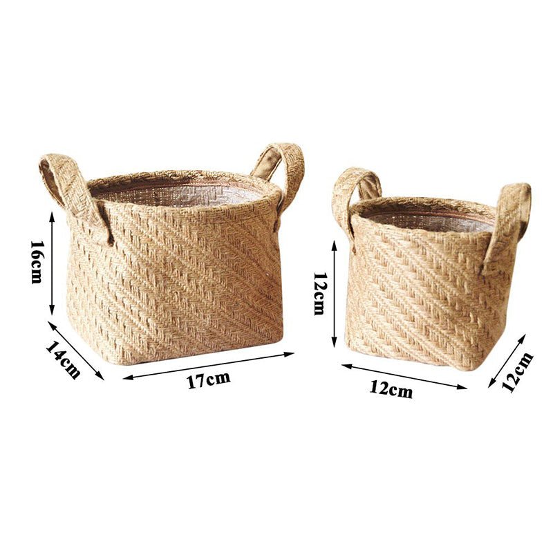 Virelle Maison - Panier tissé en polyester minimaliste | Virelle Maison