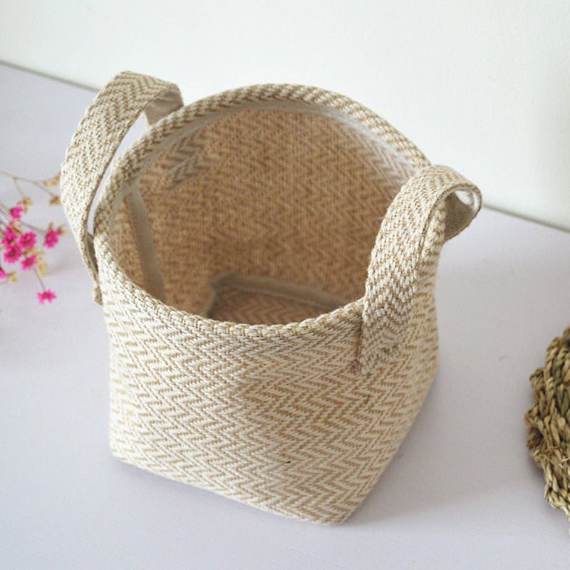 Virelle Maison - Panier tissé en polyester minimaliste | Virelle Maison