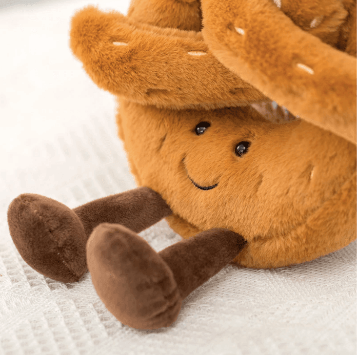 Virelle Maison - Peluche décorative moelleuse forme croissant | Virelle Maison