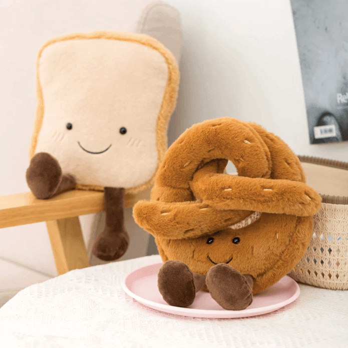 Virelle Maison - Peluche décorative moelleuse forme croissant | Virelle Maison