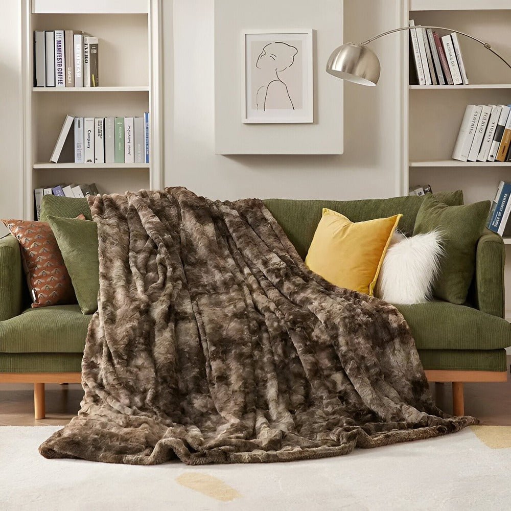 Virelle Maison - Plaid en polaire double face ultra - doux pour chambre et salon | Virelle Maison