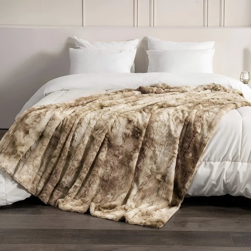 Virelle Maison - Plaid en polaire double face ultra - doux pour chambre et salon | Virelle Maison
