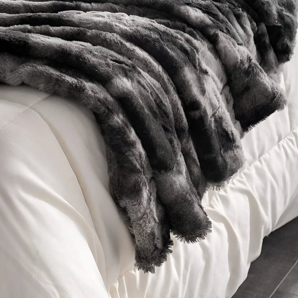Virelle Maison - Plaid en polaire double face ultra - doux pour chambre et salon | Virelle Maison