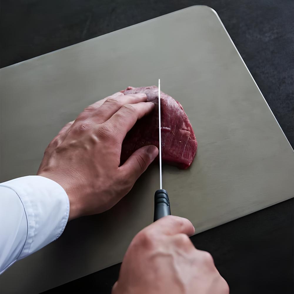 Virelle Maison - Planche à découper en acier inoxydable | Virelle Maison