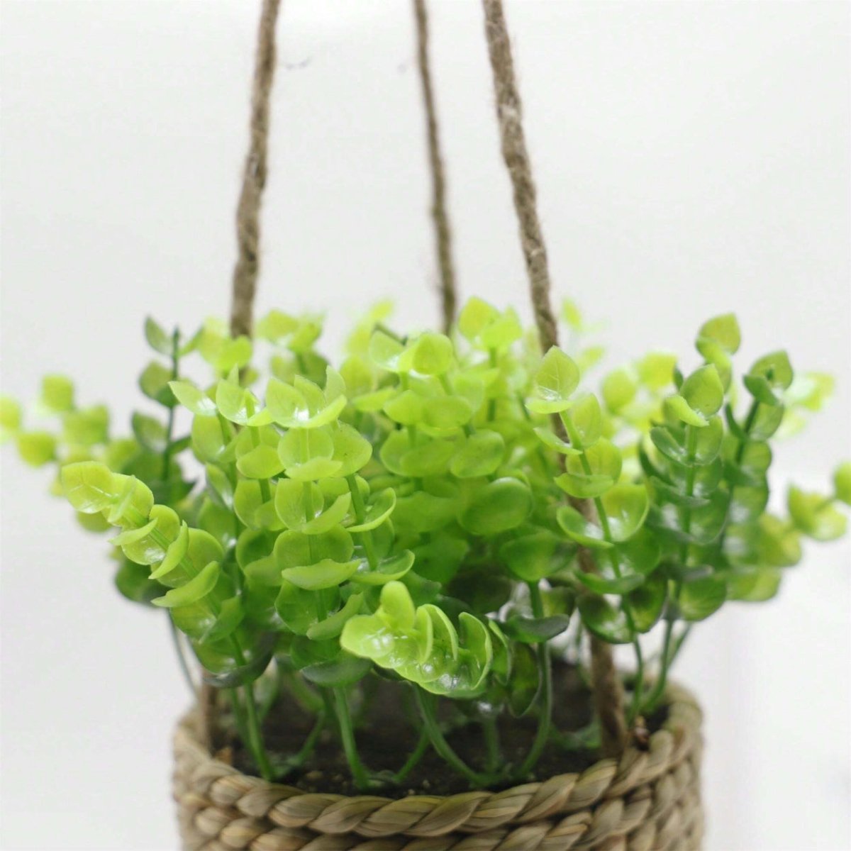 Virelle Maison - Plante suspendue artificielle en panier tressé | Virelle Maison