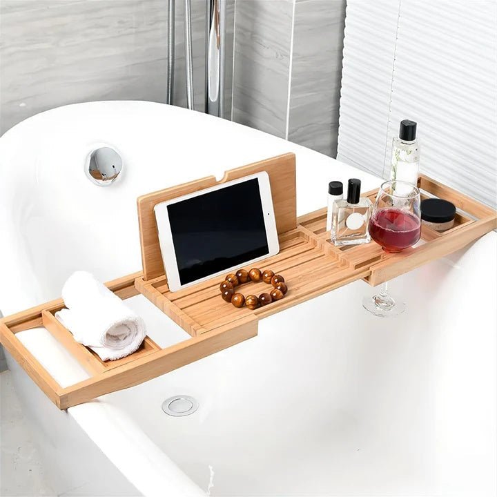 Virelle Maison - Plateau de bain en bois ajustable | Virelle Maison