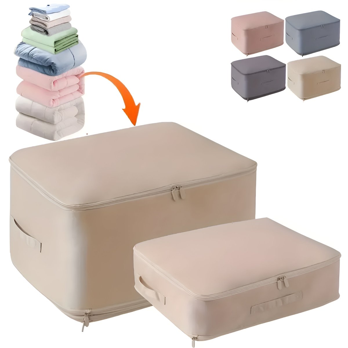 Virelle Maison - Sac de rangement compressible en plastique transparent étanche | Virelle Maison